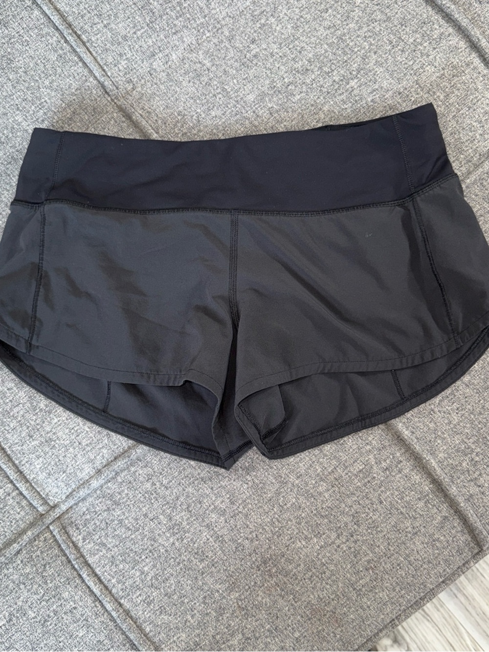 Lululemon Women's Speed Up Black Shorts Size 4 Pickleball Tennis Prep